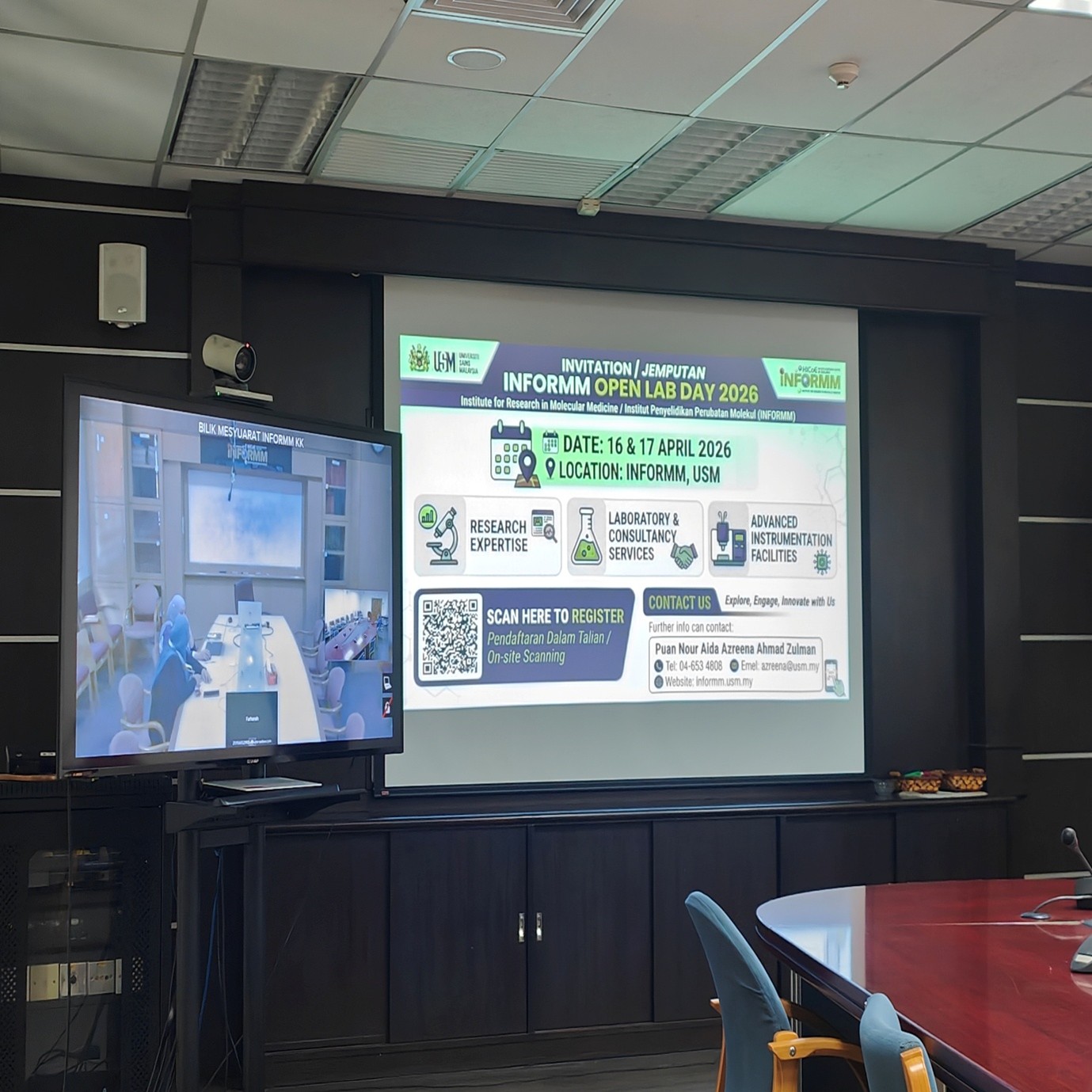 INFORMM OPEN LAB DAY 2026 STRENGTHENS INDUSTRY LINKAGES AND ENHANCES VISIBILITY OF USM RESEARCH SERVICES