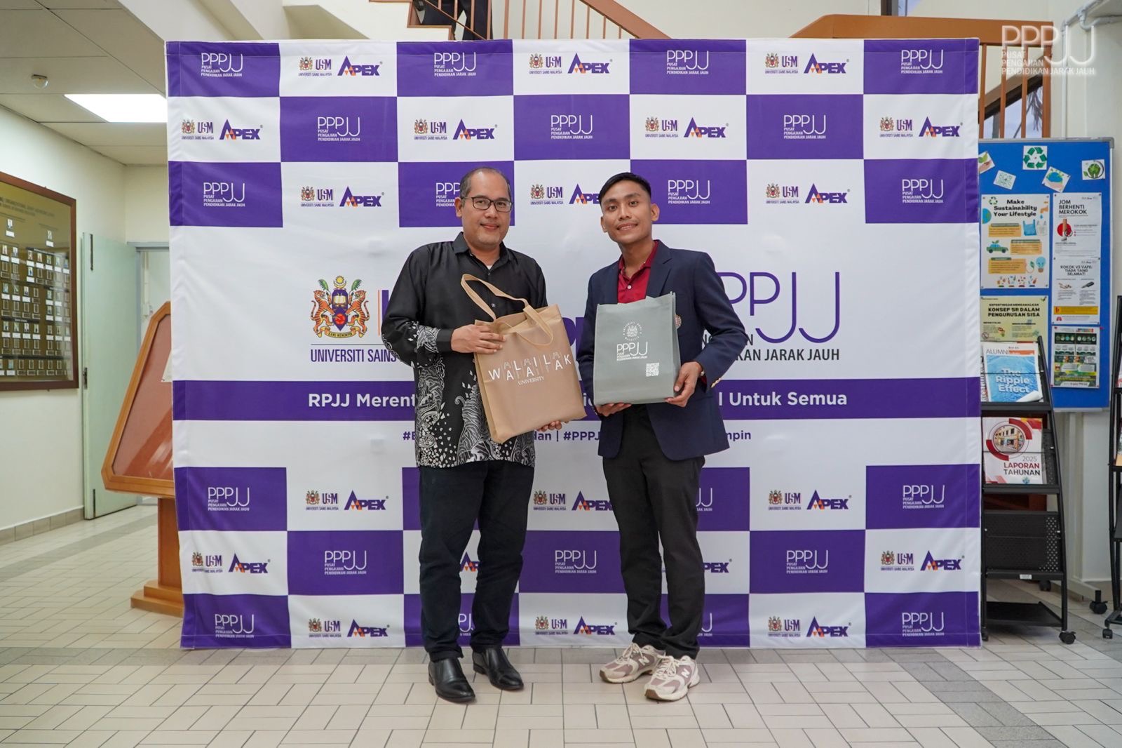 Sesi sambutan delegasi Walailak University di PPPJJ USM