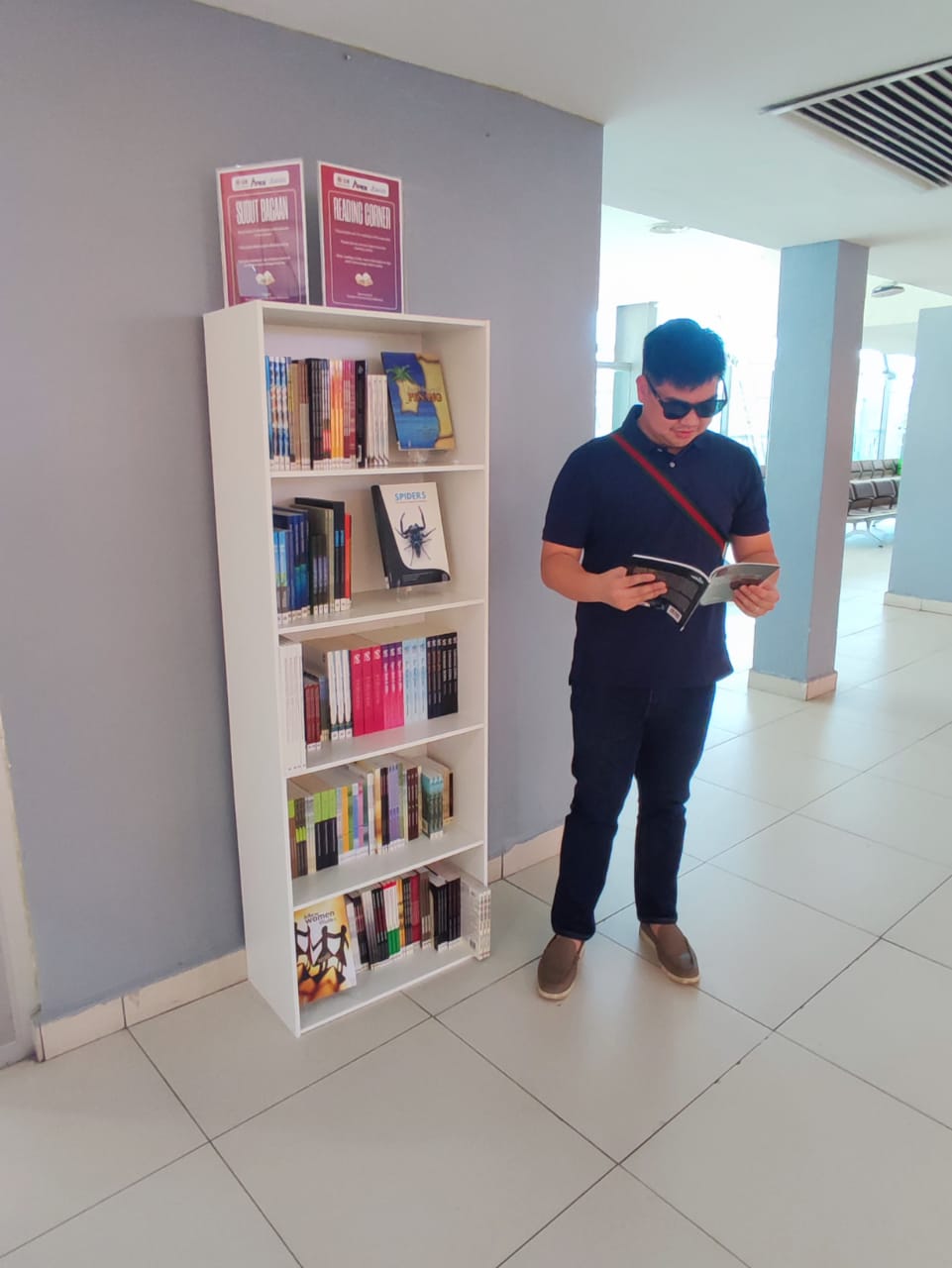 Pembaca pertama di Sudut Bacaan