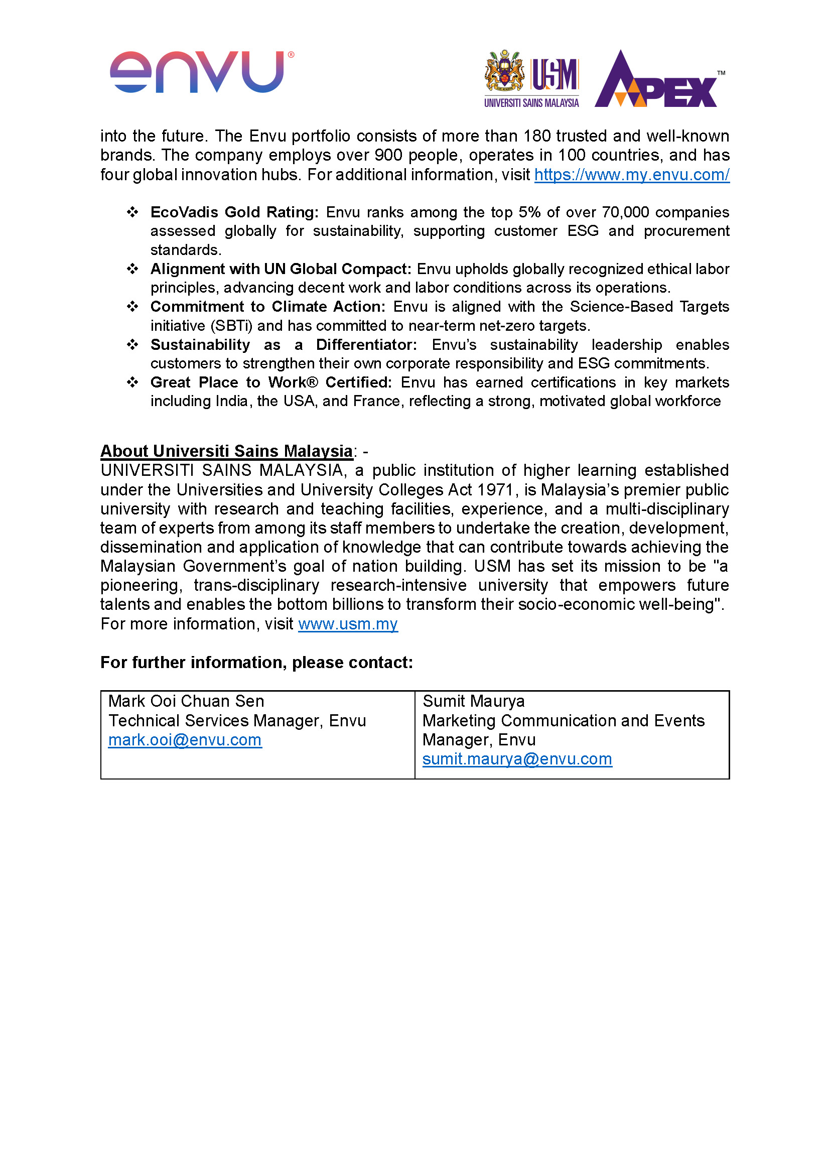 Press Release EnvuMY and Universiti Sains Malaysia 9 May 2025 Page 3